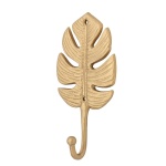 Haczyk ścienny Regitze Hook Monstera Leaf , kolor mosiądz Bloomingville
