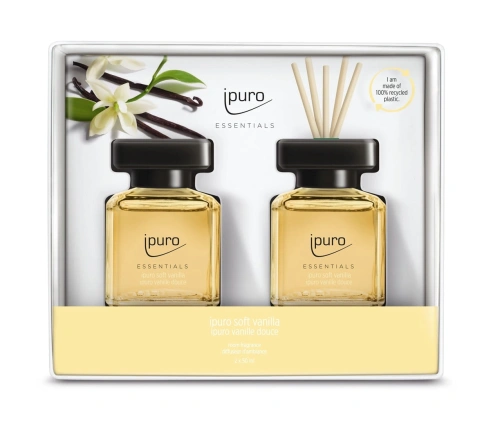 Zestaw 2 x 50 ml, SOFT VANILLA, ipuro Essentials