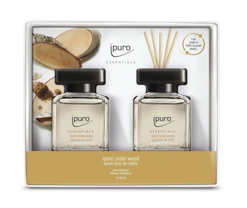 Zestaw 2 x 50 ml, CEDAR WOOD, ipuro Essentials