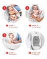 Skip Hop Wanienka 3-etapowa Wieloryb Moby Smart Sling™ White