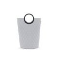 Kosz LOOPHOME M FRAME, rhombus light grey