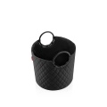 Kosz LOOPHOME S FRAME, rhombus black