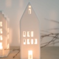 Lampion domek DUŻE OKNA