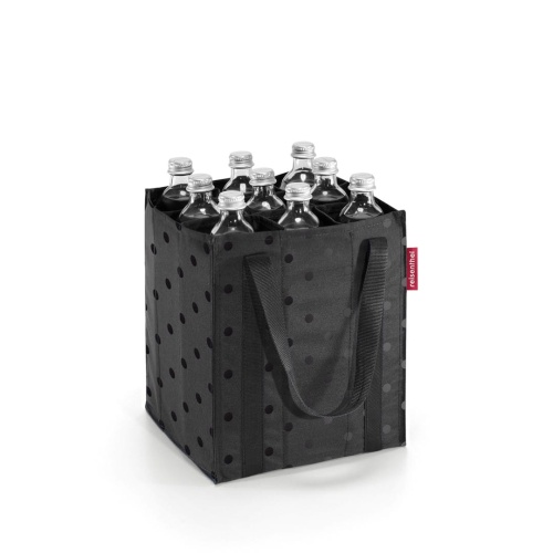 Torba BOTTLEBAG, glossy dots black