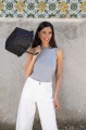 Koszyk CARRYBAG XS FRAME, glossy dots black