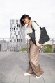 Torba SHOPPER E1, glossy dots black