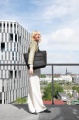 Torba SHOPPER E1, glossy dots black