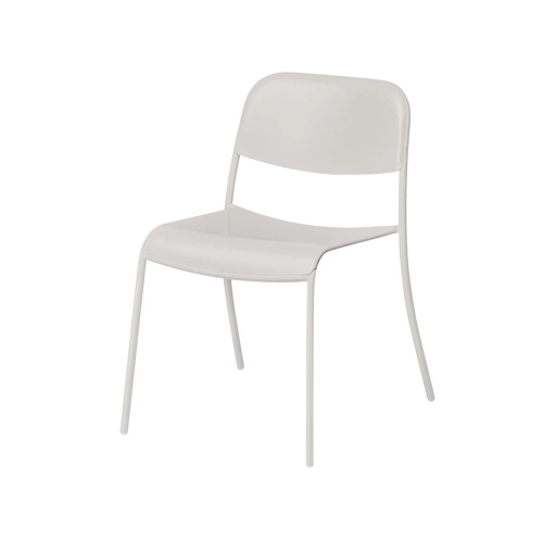 Krzesło ogrodowe YUA silk grey Blomus – stalowe, nowoczesne, minimalistyczne