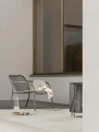 Fotel YUA WIRE, granite grey
