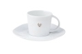Filiżanka do espresso SREBRNE SERCE