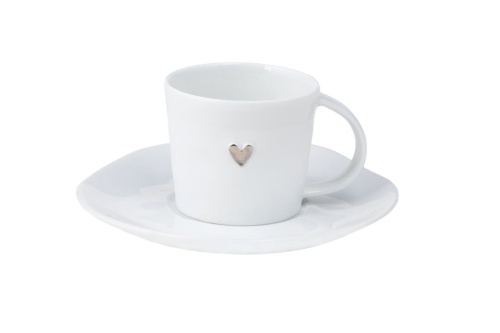 Filiżanka do espresso SREBRNE SERCE