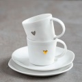 Filiżanka do espresso SREBRNE SERCE
