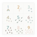 Play&Go Dwustronna Mata Piankowa EEVAA 3w1 Numbers 180x180cm