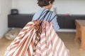 Play&Go Worek na Zabawki i Mata do Zabawy 2w1 Stripes Pink New