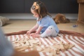 Play&Go Worek na Zabawki i Mata do Zabawy 2w1 Stripes Brown