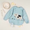 Done by Deer Śliniak z Rękawami 6-18m Tiny Farm Blue