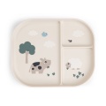 Done by Deer Talerzyk Dzielony Foodie Tiny Farm Sand