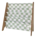 3 Sprouts Stojak na Książki Recycled Checkerboard Green