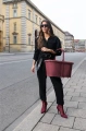 Koszyk CARRYBAG, twist maroon