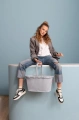 Koszyk CARRYBAG, cord grey