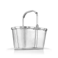 Koszyk CARRYBAG, silver crackle