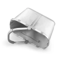 Koszyk CARRYBAG, silver crackle