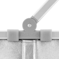 Koszyk CARRYBAG, silver crackle