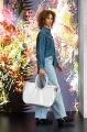 Torba LOOPSHOPPER L, silver crackle