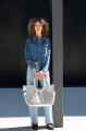 Torba LOOPSHOPPER L, silver crackle