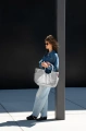 Torba LOOPSHOPPER L, silver crackle