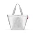 Torba SHOPPER M, silver crackle