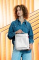 Torba COOLERBOX, silver crackle
