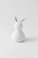 Dekoracja BUNNY, złote uszy, 13 cm
