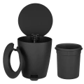 Kosz na śmieci AVA, black