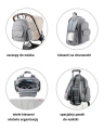 Skip Hop Torba do Wózka - Plecak dla Mamy Taty Luna Heather Grey