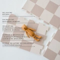 3 Sprouts Mata Piankowa EVA Checkerboard Beige - Puzzle Podłogowe