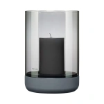 Latarnia L CALMA, steel gray, smoke